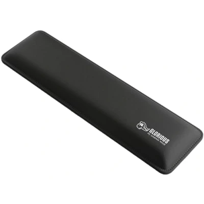 Abbildung von Glorious Gaming Padded Keyboard Wrist Rest (TKL, 25 mm stark) gesteppte Ränder, glatte Stoffoberfläche, rutschfeste Gummibasis, mittlere Festigkeit, 360 x 100 Schwarz