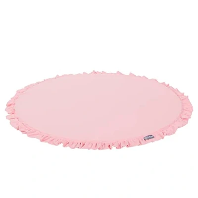 Abbildung von KiddyMoon Spielmatte Ø 105Cm Für Kinder Aus Schaumstoff Montessori Weiche Kindermatte Babymatte Baby Spieldecke Krabbelmatte Schaumstoffmatte Spielzeug Teppich, Hergestellt In EU, Rosa
