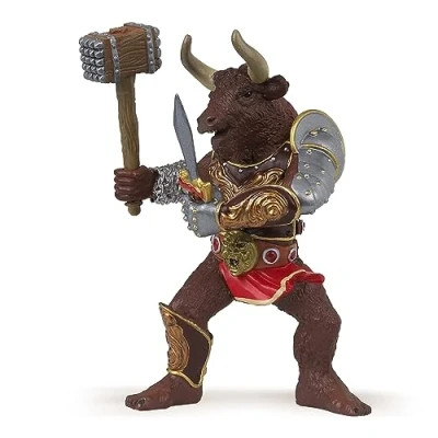 Abbildung von Papo Handbemalt Figuren Mittelalter Fantasy Minotaurus 38931 Sammelbar für Kinder Geeignet Jungen und Mädchen Ab 3 Jahren