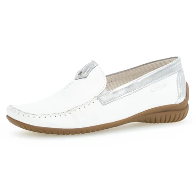Abbildung von Gabor Mokassin &quot;FLORENZ&quot;, Slipper, Schlupfschuh, Festtagsschuh mit Metallic Details