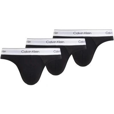 Abbildung von Calvin Klein Underwear Modern Stretch HIP Brief 3 PACK Slip, Herren, Größe: 4XL, Black
