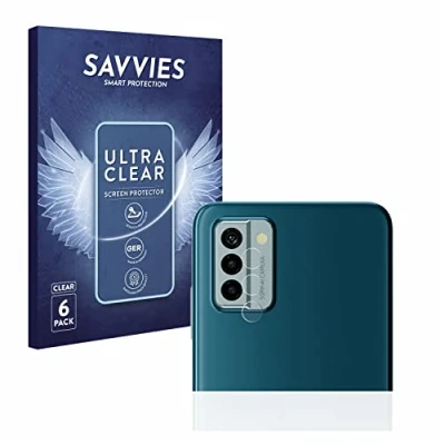 Abbildung von Savvies 6 Stück Schutzfolie für Nokia G22 (NUR Kameraschutz) Displayschutz Folie Ultra Transparent