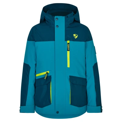 Abbildung von Ziener Agonis Junior Snowboardjacke für Kinder, Größe: 104, Teal crystal