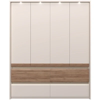 Abbildung von Places of Style Kleiderschrank &quot;Invictus&quot;, UV lackiert, mit LED Beleuchtung, Soft Close Funktion
