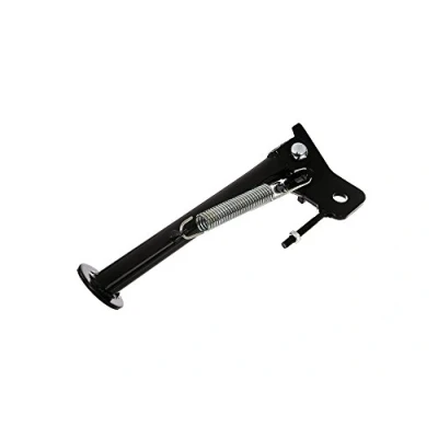 Abbildung von Seitenständer mit angeschweißten Kettenspanner selbstklappend 2 Federn 195mm Roller SR50,
