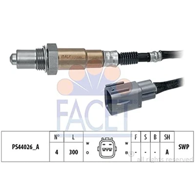 Abbildung von FACET 10.8294 Lambdasonde Made in Italy OE Equivalent beheizt, Planarsonde, Gewinde vorgefettet 4 TOYOTA: Yaris II Schrägheck, Aygo