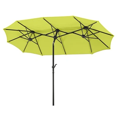 Abbildung von Schneider Sonnenschirm Salerno, apfelgrün, 320 x 150 cm, rechteckig, 746 78,Gestell Stahl, Bespannung Polyester, 8,2 Kg