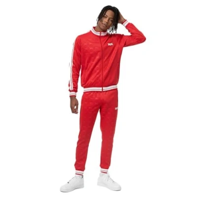 Abbildung von Lonsdale Herren ASHWELL Trainingsanzüge, Red/White, M