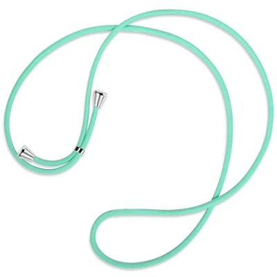 Abbildung von mtb more energy® Ersatz Band für Handykette Fresh Mint inklusive Endkappen (Silber) hochwertige Austausch Kordel Seil Kette