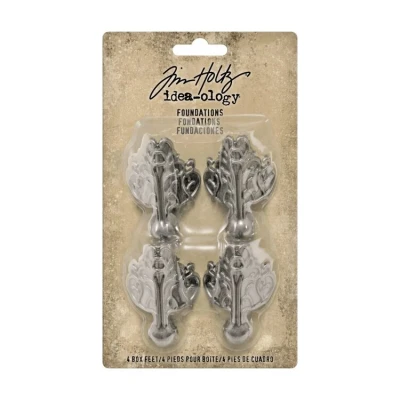 Abbildung von Advantus Tim Holtz idea ology Foundation, silberfarben, 4 Stück