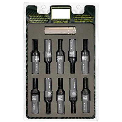 Abbildung von Omp Speed Schraubenset Performance mit Aluminiumschutz M12X1.5 Hex 17 19, L 28 mm, Aluminium 7075+DIN 12.9, 20+1 pro Box