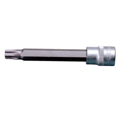 Abbildung von KS TOOLS 911.1553 Steckschlüsseleinsatz DIN 3120, ISO 1174, ISO1174 T27 Chrom Vanadium Stahl Torx gerändelt