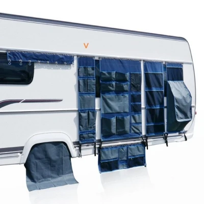 Abbildung von yourGEAR Vorzelt Caravan Organizer Pocket Hängeregal Zelt Wohnwagen 140x30cm, Personen: 0
