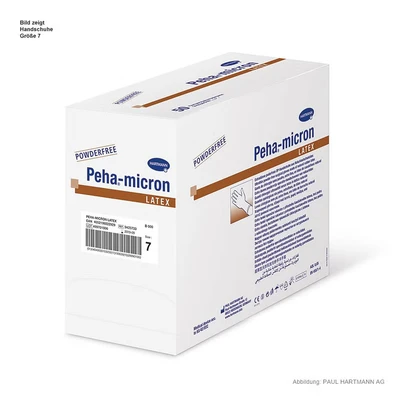 Abbildung von Hartmann Peha micron latex OP Handschuhe powderfree, steril, (50 Paar) 50X2 St