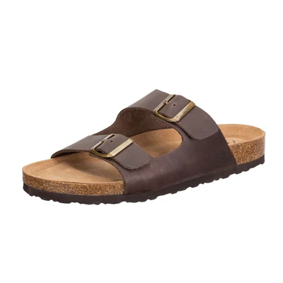 Abbildung von LICO Pantolette flach, Herren, Größe: 39, Braun Schuhe