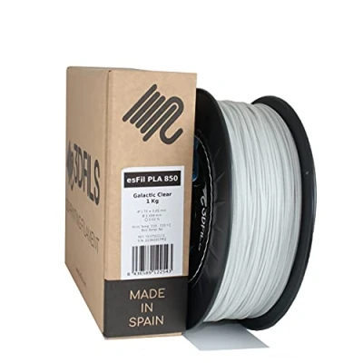 Abbildung von 3DFILS Glitter Filament für esFil PLA INGEO 3D850: 1,75 mm, 1 kg, Galactic Clear