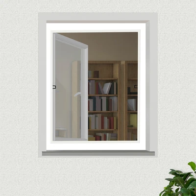 Abbildung von Windhager Insektenschutz Fensterrahmen &quot;Mosquito Stop&quot;, BxH: 120x150 cm