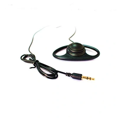 Abbildung von LINHUIPAD Einseitige Kopfhörer Mono Hook Bud Ohrhörer mit 3,5mm Stecker Simultanübersetzung für Laptop PC Skype VoIP ICQ einohr kopfhöreeinohr kopfhöre(1 Stück)