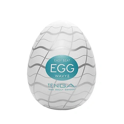 Abbildung von Masturbator „Egg Wavy II“ mit neuer intensiver Wellen Stimulationsstruktur