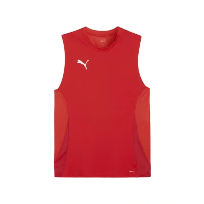 Abbildung von Puma Teamgoal Sleeveless Top, Herren, Größe: Medium, Rotweissrot