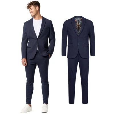Abbildung von Jeff EZRA SET Anzug, Herren, Größe: 48, Dark navy