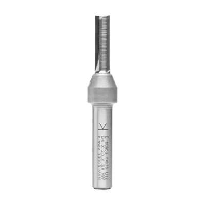 Abbildung von ENT 10950 Nutfräser VHW, Schaft (S) 8 mm, Durchmesser (D) 6 NL 20 SL 32 GL 69 mit VHW Grundschneide