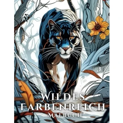 Abbildung von Wildes Farbenreich: Malbuch für Erwachsene, Senioren, Jugendliche und Kinder. 51 Ausmalbilder zur Entspannung, Stressabbau Achtsamkeit. Zu jedem ... (Malbücher Erwachsene Jugendliche)