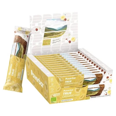 Abbildung von Powerbar True Organic Oat Bar Banana Hazelnut 16x40g 100% Pflanzlich+100% Bio