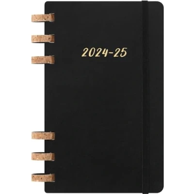 Abbildung von Moleskine Academic Monthly Planner 2025 25, Akademischer Monatsplaner 2024 2025, 12 Monats Wochen und Monatsplanner, Universitätskalender mit Festem Einband, Farbe Schwarz, Großes Format 15 x 21 cm