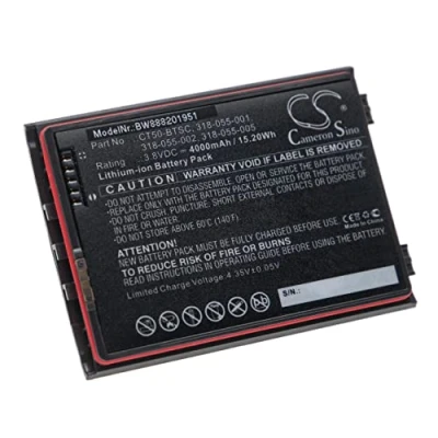 Abbildung von vhbw Akku Ersatz für Honeywell 318 055 067, CT50 BTSC Handheld Computer Scanner (4000mAh, 3,8V, Li Ion)