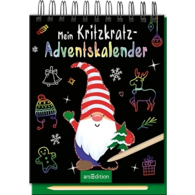 Abbildung von Mein Kritzkratz Adventskalender: 24 zauberhafte Motive zum Freikratzen, für Kinder ab 5 Jahren