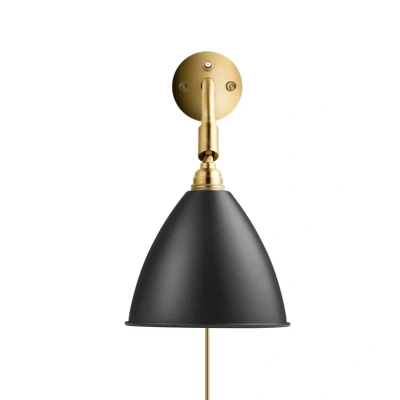 Abbildung von GUBI Bestlite BL7 Wandleuchte messing/schwarz