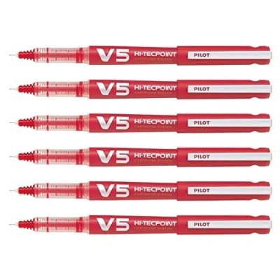 Abbildung von 10 x Pilot Tintenroller Hi Tecpoint V5 BG 0,3 rot
