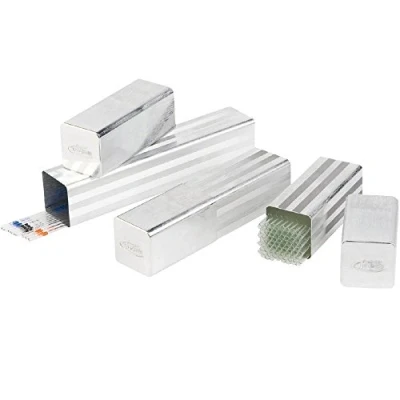 Abbildung von neoLabLine Aluminium Pipettenbüchse mit Überstülpdeckel, 65 mm Höhe, Breite, 260/340 Länge