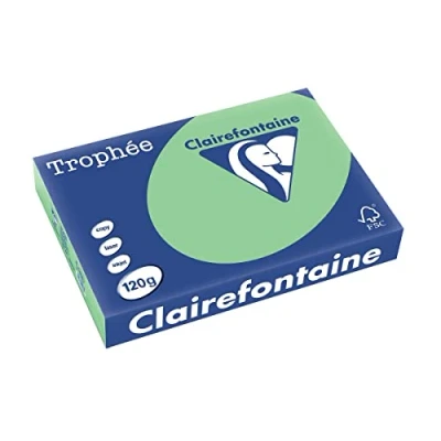 Abbildung von 5 x Clairefontaine Kopierpapier Trophee A4 120g/qm VE=250 Blatt naturg