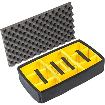 Abbildung von Peli 1520 406 100E Set gepolsterte Trennwände, Original Protector Case Zubehör, Kompatibel mit: 1520, Farbe: Schwarz/Gelb