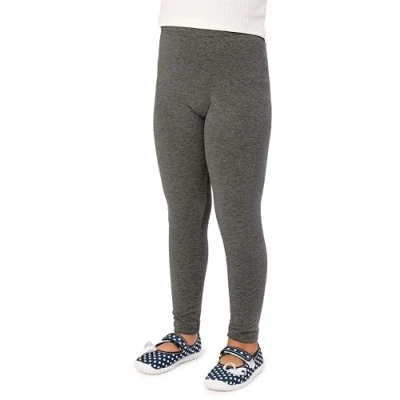 Abbildung von Merry Style Mädchen Lange Leggings aus Baumwolle MS10 225 (Dunkelmelange, 128 cm)