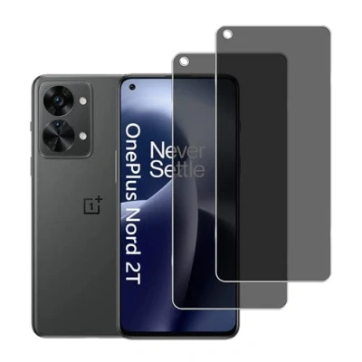 Abbildung von YIFNTANG [2 Stück] Sichtschutzfolie für OnePlus Nord 2T 5G,Gehärtetes Glas Folie,9H Härte,Anti Kratzen,Anti Spy Privatsphäre Displayschutzfolie 5G