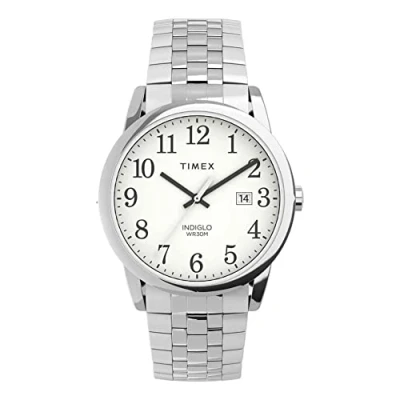 Abbildung von Timex Easy Reader Herren 38mm Erweiterungsband Armbanduhr TW2V40000