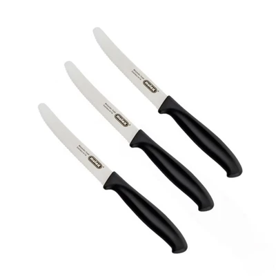 Abbildung von Mulex Messer Set, (Set, 3 tlg.), extra scharferWellenschliff und ergonomischer Griff