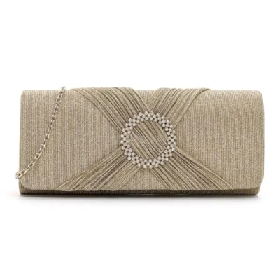 Abbildung von Tamaris Amalia Brooch Clutch, Damen, Größe: One Size, Gold