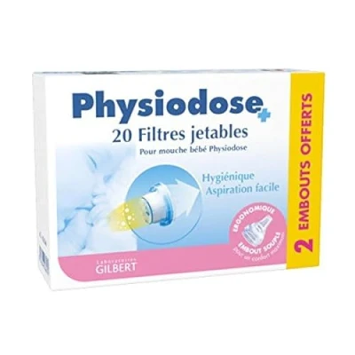 Abbildung von Physiodose 20 Einwegfilter + 2 Aufsätze gratis