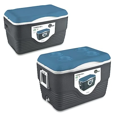 Abbildung von yourGEAR Thermobehälter your GEAR Yukon 66 L + 32 Kühlbox Set 2 passive Kühlbehälter Thermo