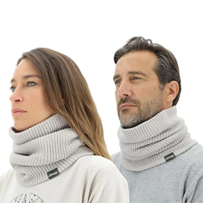 Abbildung von JEEP O102601 J863 J Ribbed Tricot NECKWARMER J22W Unisex Light Graystone Uni