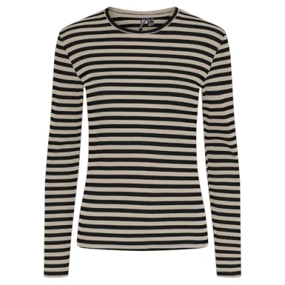 Abbildung von Pieces RUKA Langarmshirt, Damen, Größe: XS, Silver mink