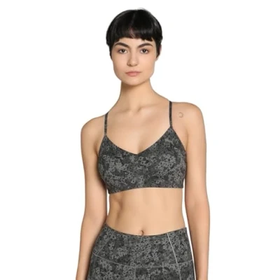 Abbildung von Puma MOVE Yogini BRA Sportbh mit mittlerer Stützkraft, Damen, Größe: XL, Black