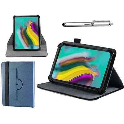 Abbildung von Navitech Blau Hülle und Stylus Kompatibel mit dem Freeski 10 Zoll Tablet Android 14