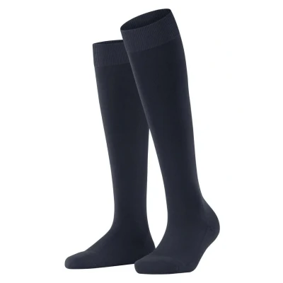 Abbildung von Falke Climawool Business &amp; Casual Kniestrümpfe, Damen, Größe: 37 38, Schwarzblau