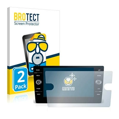 Abbildung von BROTECT Entspiegelungs Schutzfolie für Volkswagen Passat 2017 Discover Media 8&quot; 2019 (2 Stück) Matte Displayschutz Folie, Anti Fingerprint