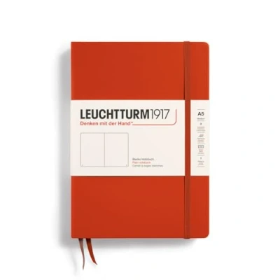 Abbildung von LEUCHTTURM1917 367250 Notizbuch Medium (A5), Hardcover, 251 nummerierte Seiten, Fox Red, blanko